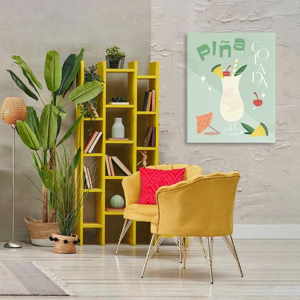 Stupell Industries Anna Quach | Pina Colada Typography Wall Art