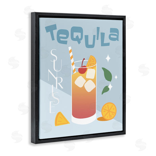 Stupell Industries Anna Quach | Tequila Sunrise Typography Wall Art