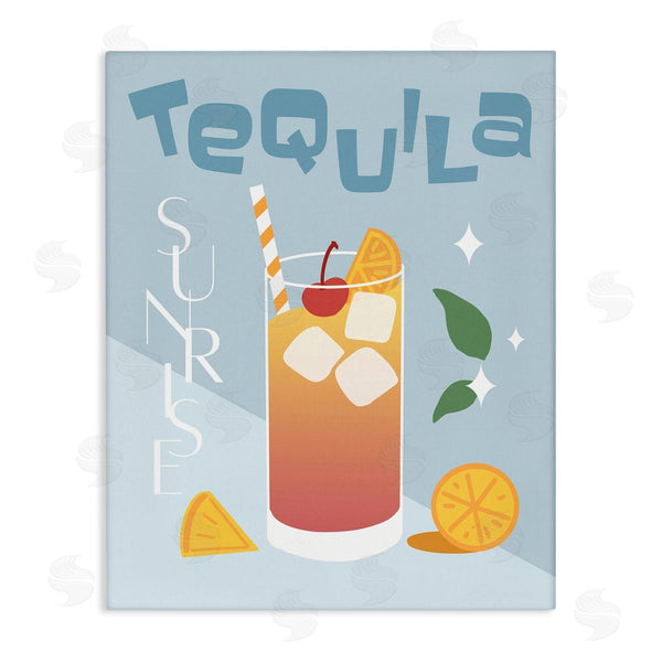 stupell industries Anna Quach | Tequila Sunrise Typography Wall Art