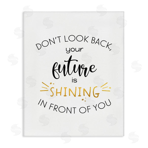 stupell industries Anna Quach | Your Future Is Shining Inspirational Phrase Modern Typography Wall Art