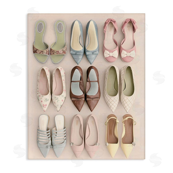 stupell industries Annabelle Hall | Beatrice's Closet Shoes Wall Art