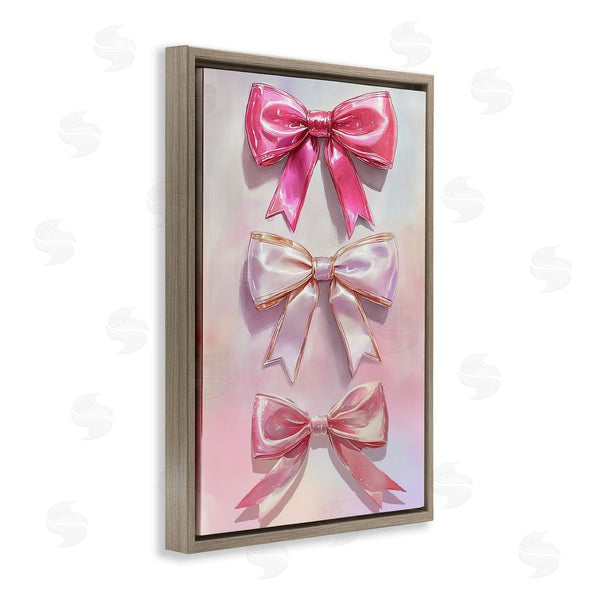 Stupell Industries Annabelle Hall | Blush And Satin Bows Wall Art