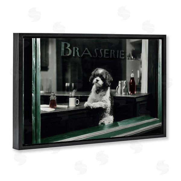 Stupell Industries Annabelle Hall | Brasserie Vintage Dog In Window