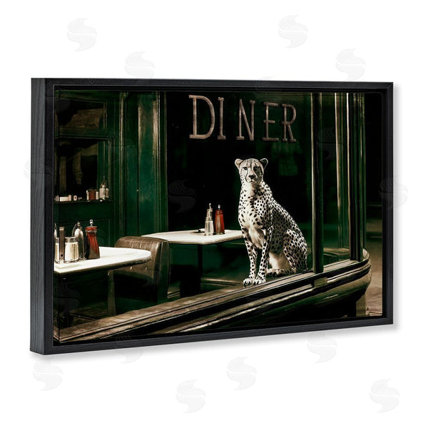 Stupell Industries Annabelle Hall | Diner Sentry Leopard
