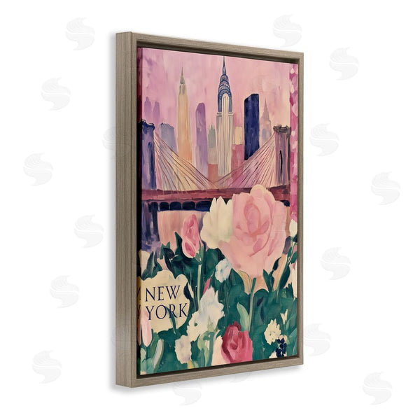 Stupell Industries Annabelle Hall | New York Spring Cityscape Wall Art
