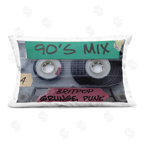 stupell industries Annabelle Hall | Retro 90s Mix Cassette Throw Pillow