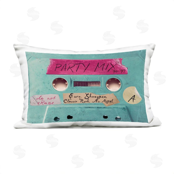 Stupell Industries Annabelle Hall | Retro Party Mix Cassette Throw Pillow