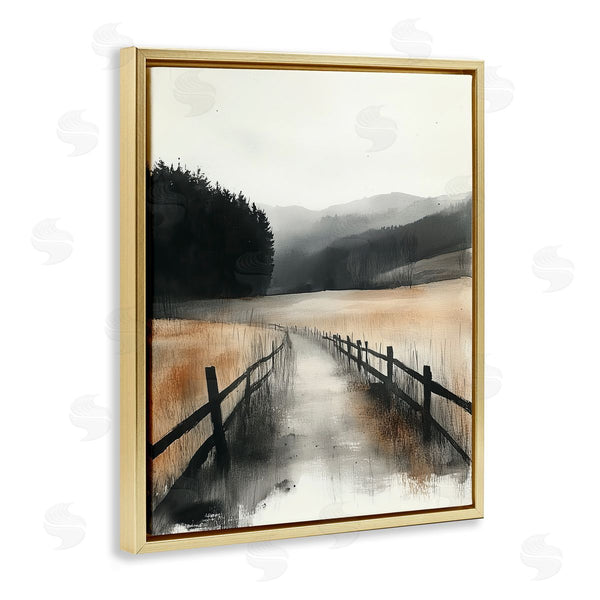 Stupell Industries Annabelle Hall | Sepia Countryside Path Wall Art