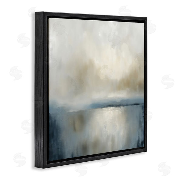 Stupell Industries Annabelle Hall | Two Times Blue Abstraction