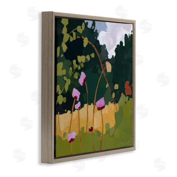 Stupell Industries Anne Becker | Wildflower Meadow Greenery Abstract Thistle Landscape