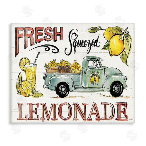 stupell industries Anne Tavoletti | Fresh Squeezed Lemonade Truck Country Summer Drink Wall Art