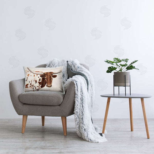 Stupell Industries Annie Warren | Rustic Longhorn Cow