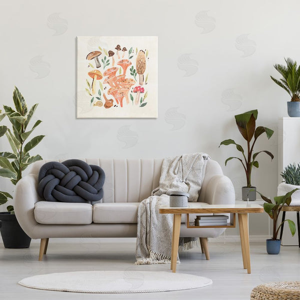 Stupell Industries Annie Warren | Varied Mushrooms & Snail Wall Art