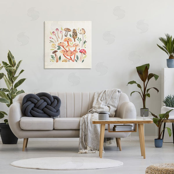 Stupell Industries Annie Warren | Whimsical Mushrooms & Snail Wall Art