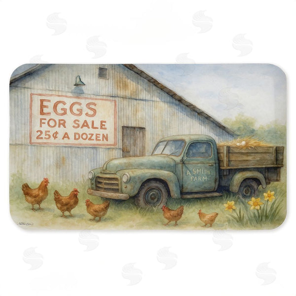 stupell industries Antony Smith | Eggs For Sale Farmhouse Anti-Fatigue Mat