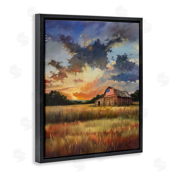 Stupell Industries Arlington Prints | American Barn At Sunset
