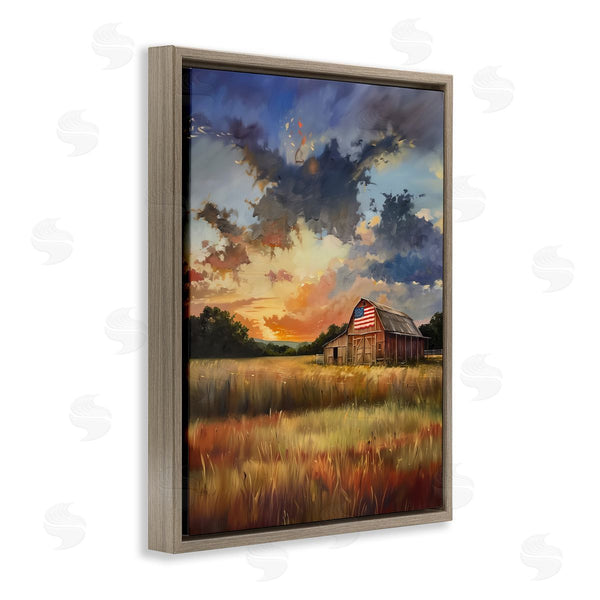 Stupell Industries Arlington Prints | American Barn At Sunset