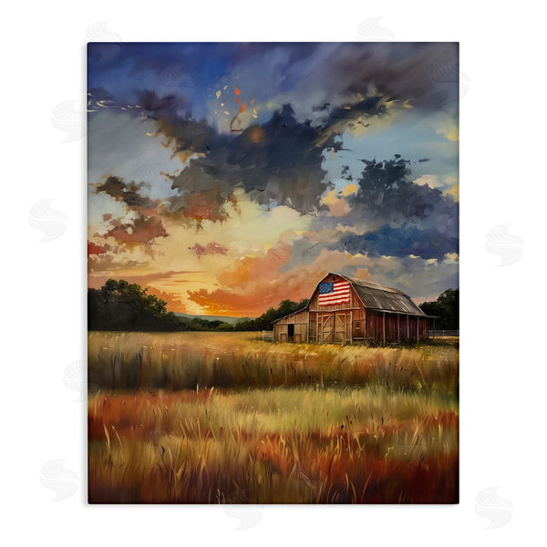 stupell industries Arlington Prints | American Barn at Sunset