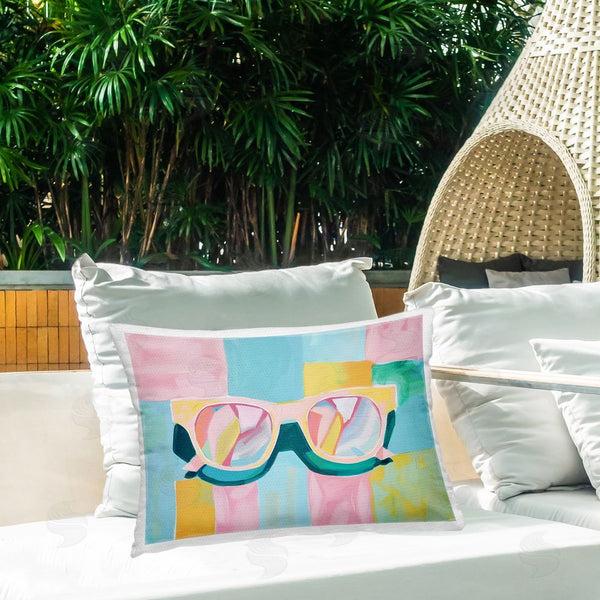 Stupell Industries Arlington Prints | Blocked Pastels & Sunglasses