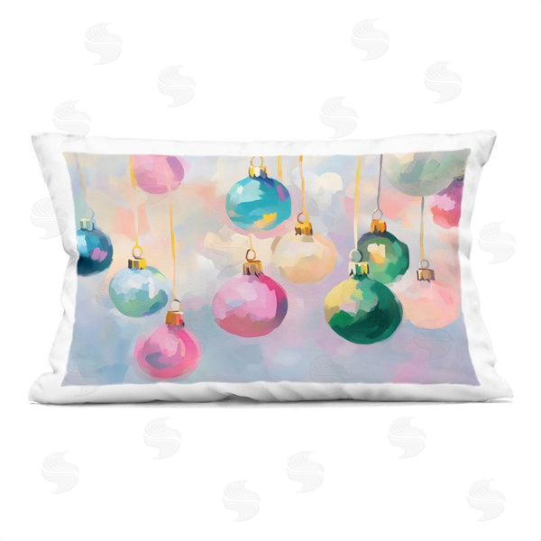 stupell industries Arlington Prints | Colorful Bright Pastel Ornaments Printed Throw Pillow