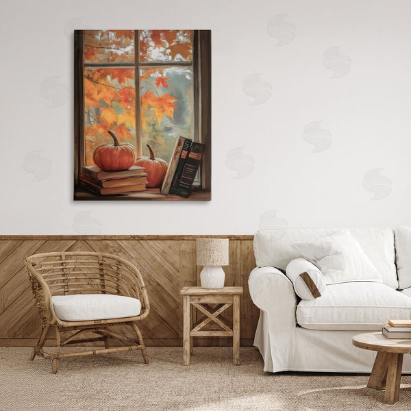 Stupell Industries Arlington Prints | Cozy Fall Window Books Wall Art