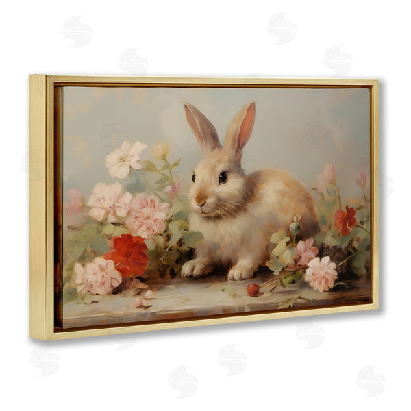 Stupell Industries Arlington Prints | Easter Bunny With Flower Bundles