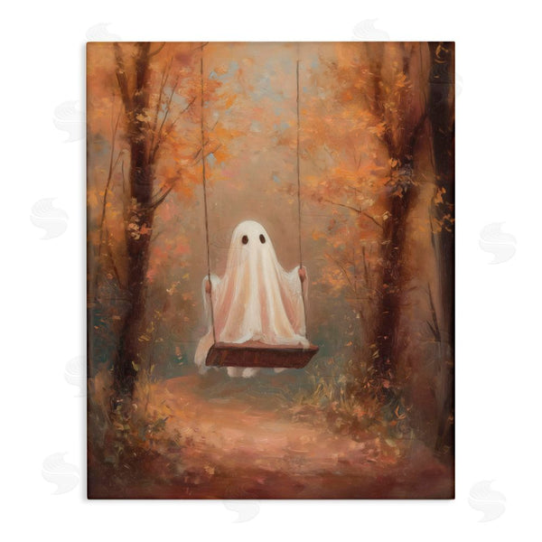 stupell industries Arlington Prints | Eerie Swinging Ghost Wall Art