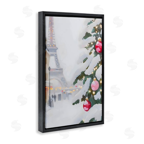 Stupell Industries Arlington Prints | Eiffel Tower Christmas Wall Art