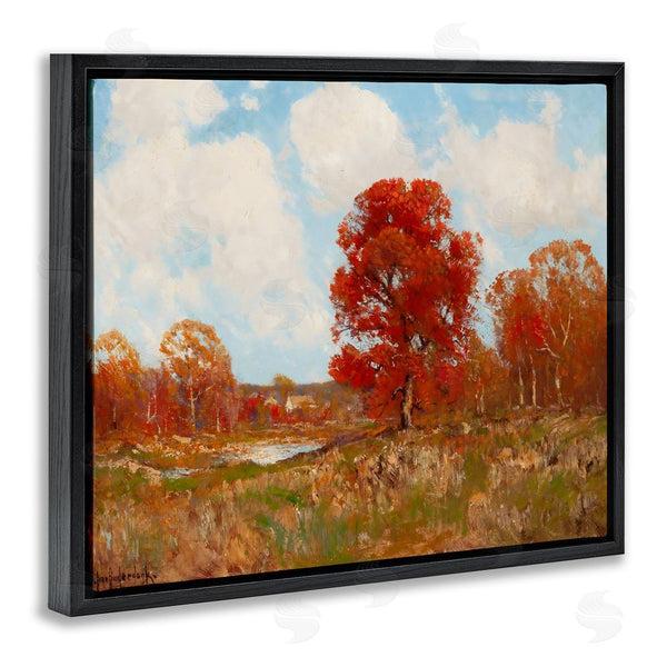 Stupell Industries Arlington Prints | Fall Landscape With Red Foliage Wall Art