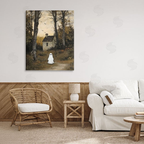 Stupell Industries Arlington Prints | Little Ghost In Cottage Forest Wall Art