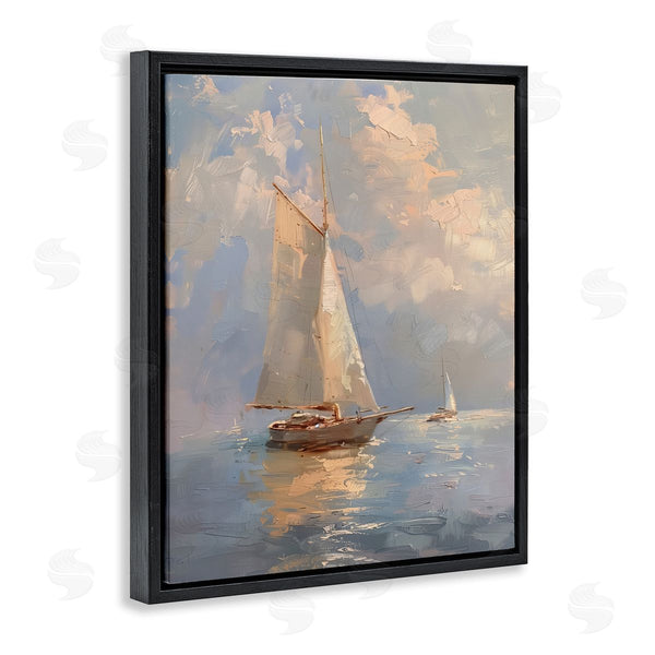 Stupell Industries Arlington Prints | Maritime Ship On Cloudy Sea Wall Art