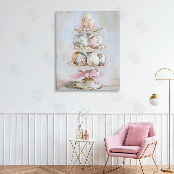 Stupell Industries Arlington Prints | Pastel Coquette Easter Eggs