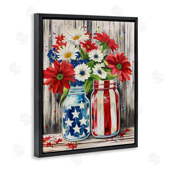 Stupell Industries Arlington Prints | Patriotic Flower Jars