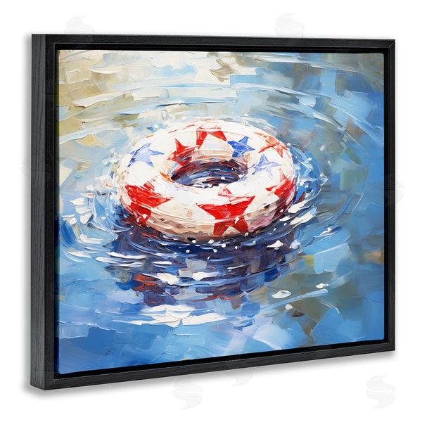 Stupell Industries Arlington Prints | Patriotic Pool Floatie