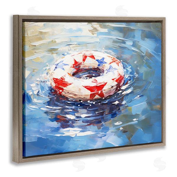 Stupell Industries Arlington Prints | Patriotic Pool Floatie