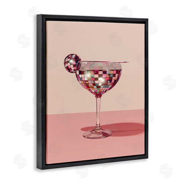Stupell Industries Arlington Prints | Rosy Hued Disco Drink