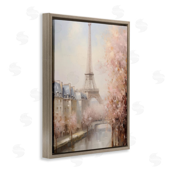 Stupell Industries Arlington Prints | Soft Eiffel Tower River View