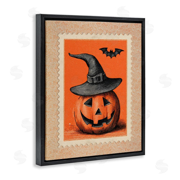 Stupell Industries Arlington Prints | Vintage Jack-o-Lantern Stamp Wall Art