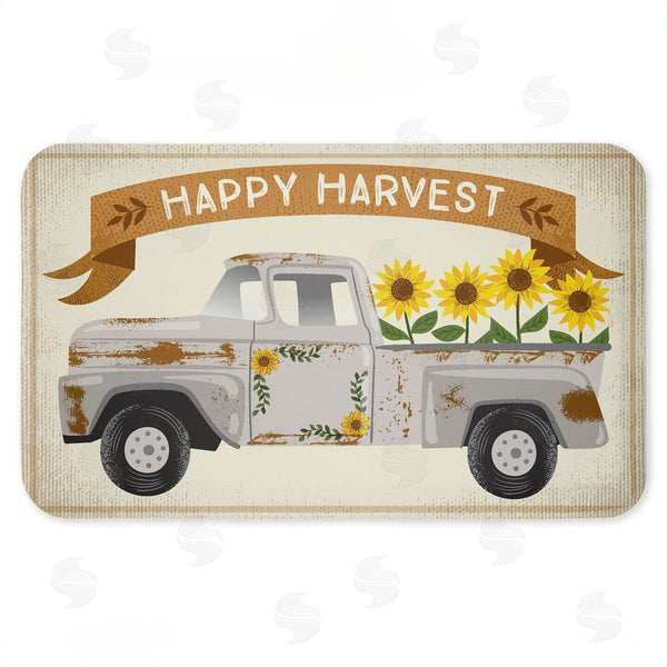 stupell industries Arrolynn Weiderhold | Happy Harvest Fall Truck Anti-Fatigue Mat