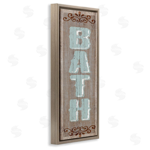 Stupell Industries Art Licensing Studio | Rustic Charm Bath Sign Wall Art