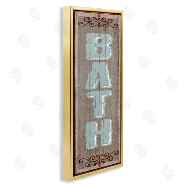 Stupell Industries Art Licensing Studio | Rustic Charm Bath Sign Wall Art