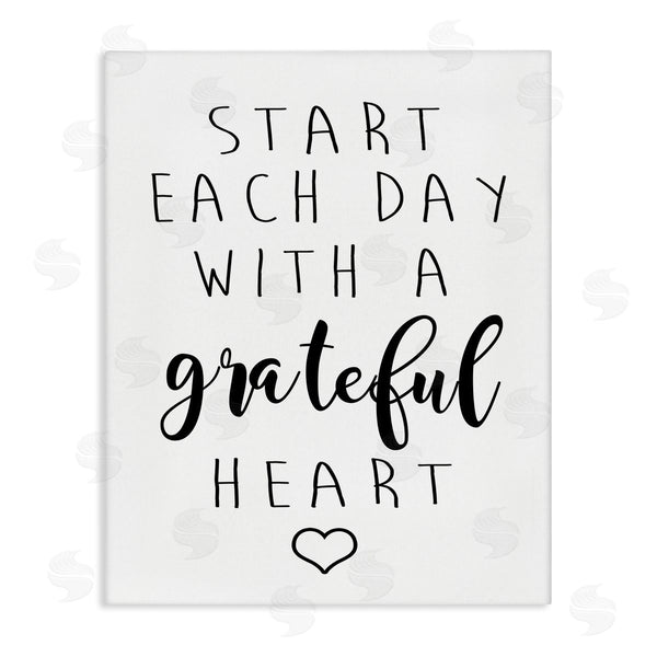 stupell industries Ashley Calhoun | Grateful Heart Sentiment Wall Art