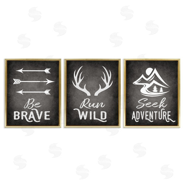 Stupell Industries Ashley Calhoun | Rustic Adventure Phrases