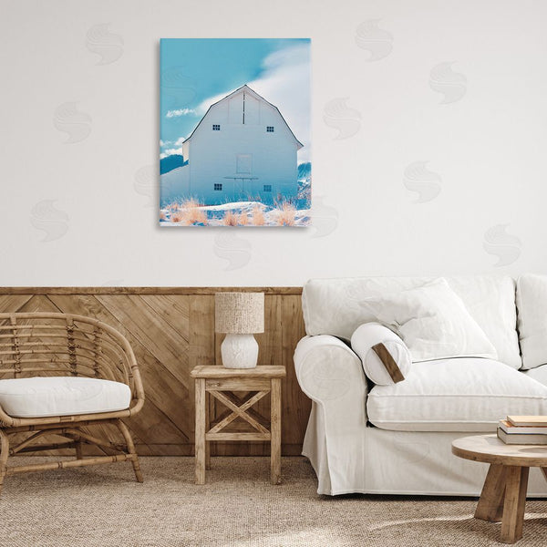 Stupell Industries Ashley Singleton | Niveous Winter Barn Wall Art