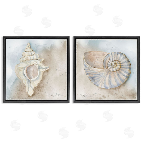Stupell Industries Audrey Jeanne Roberts | Conch & Nautilus Ocean's Edge