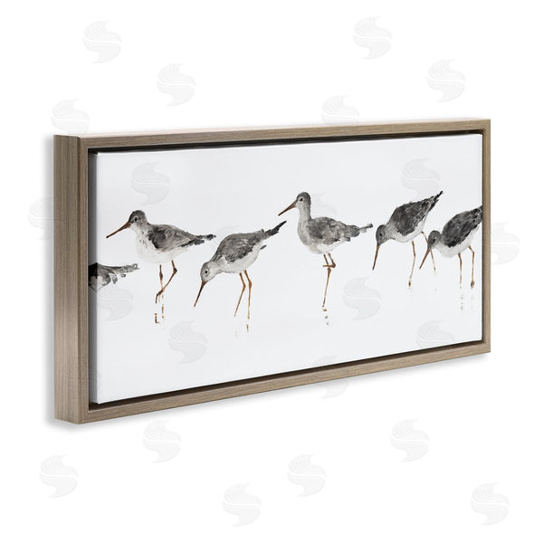 Stupell Industries Avery Tillmore | Minimal Beach Bird Sandpipers Wall Art