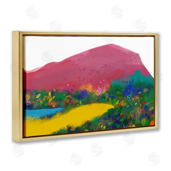 Stupell Industries Bellassai Art | The Pink Mountain Abstraction