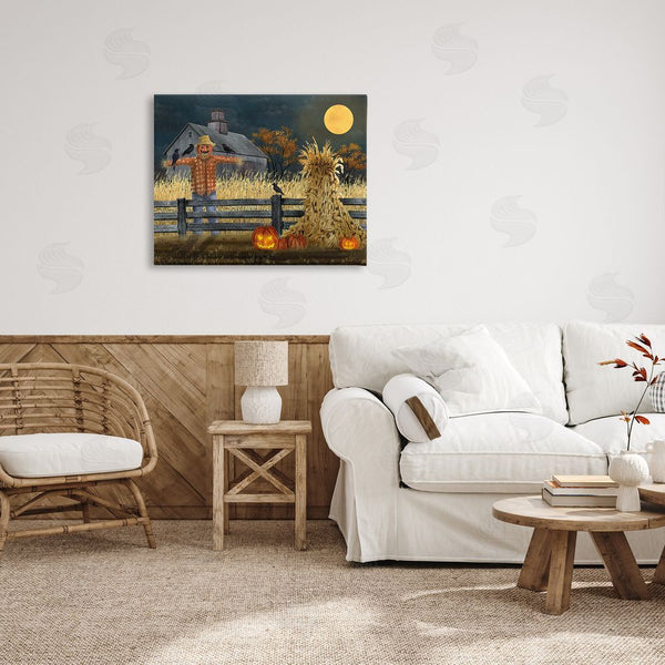 Stupell Industries Billy Jacobs | Scarecrow Farm Landscape Wall Art