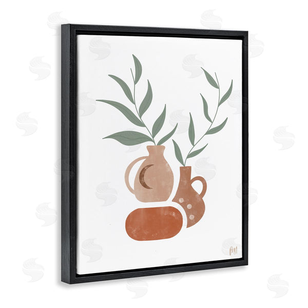 Stupell Industries Birch & Ink | Boho Ceramic Plant Still Life Modern Terracotta Illustration Wall Art