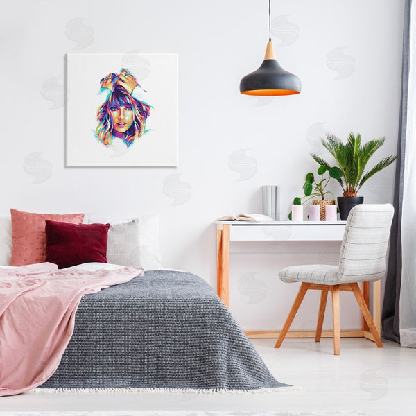 Stupell Industries Birch & Ink | Bold Taylor On White Wall Art